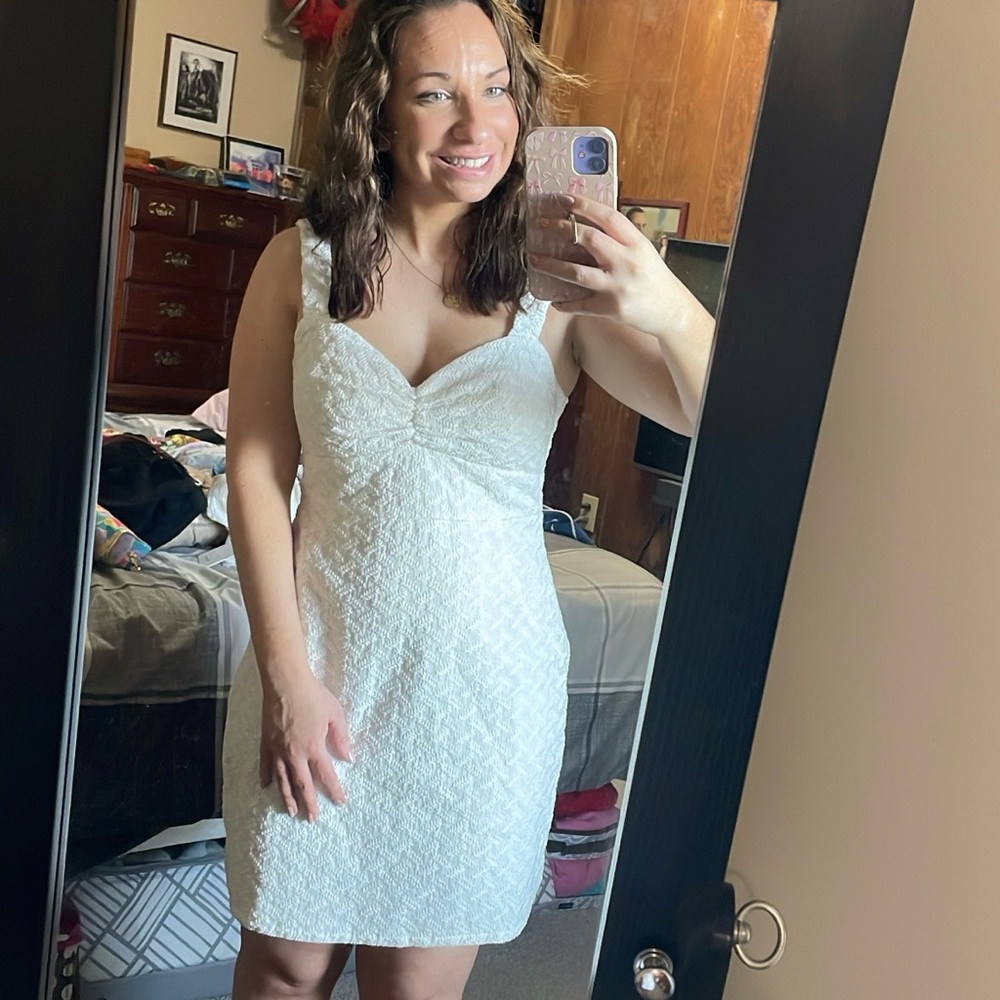 NWT Minkpink white textured dress